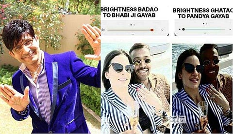 'ബ്രൈറ്റ്‌നസ് കൂട്ടിയാല്‍ ബാബിയെ കാണില്ല, കുറച്ചാല്‍ പാണ്ഡ്യയേയും'; പരിഹാസവുമായി നടന്‍; രൂക്ഷ വിമര്‍ശനം