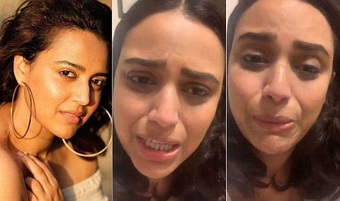 'എന്റെ മാതാപിതാക്കള്‍ ജെഎന്‍യൂ ക്യാമ്പസിലാണ് താമസിക്കുന്നത്', ദയവുചെയ്ത് സംഘടിക്കൂ; പൊട്ടിക്കരഞ്ഞ് സ്വര ഭാസ്‌കര്‍ (വിഡിയോ) 