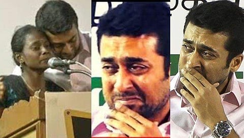 ഗായത്രി ജീവിതം പറഞ്ഞു, ചേര്‍ത്തുപിടിച്ച് പൊട്ടിക്കരഞ്ഞ് സൂര്യ; വിഡിയോ