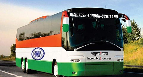 ഇന്ത്യയില്‍ നിന്ന് ലണ്ടനിലേക്ക് ഒരു ബസ് യാത്ര! 75 ദിവസം; താണ്ടുന്നത് 20 രാജ്യങ്ങളിലെ റോഡുകള്‍