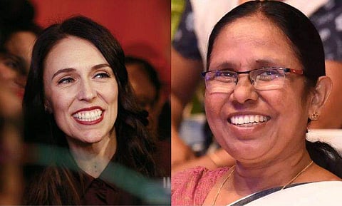 'വനിത നേതാക്കൾ എങ്ങനെ വിജയിക്കുന്നുവെന്ന് ലോകത്തെ കാണിച്ചതിന് നന്ദി', ജസീന്തയ്ക്ക്​ അഭിനന്ദനവുമായി ശൈലജ 