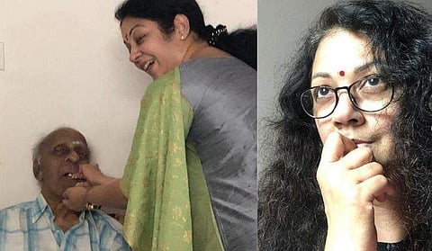 ഇനി എപ്പോഴാണ് അപ്പാ എനിക്കിങ്ങനെ ചെയ്യാനാവുക, അച്ഛന്റെ വേർപാടിൽ ശാന്തി കൃഷ്ണ