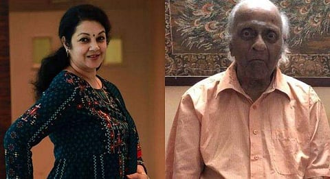 നടി ശാന്തി കൃഷ്ണയുടെ അച്ഛൻ കോവിഡ് ബാധിച്ച് മരിച്ചു