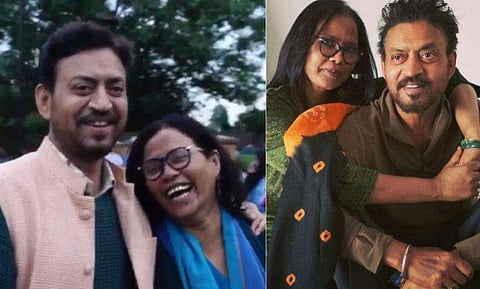 സുതപയെ ചേര്‍ത്തുപിടിച്ച് പാട്ടുപാടുന്ന ഇര്‍ഫാന്‍; അച്ഛന്റെ മനോഹരമായ ഓര്‍മ പങ്കുവെച്ച് ബബില്‍; വിഡിയോ