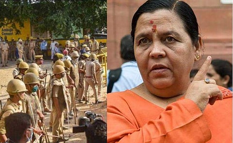 ഹാഥ് രസിലെ പൊലീസ് നടപടിക്കെതിരെ ഉമാ ഭാരതി, 'അന്വേഷണത്തിൽ സംശയം, ബിജെപിയുടെയും യുപി സർക്കാരിന്റേയും പ്രതിച്ഛായ മോശമാക്കി'