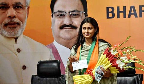 ഷൂട്ടിങ് താരം ശ്രേയസി സിങ് ബിജെപിയിൽ ; ബിഹാറിൽ മൽസരിച്ചേക്കും