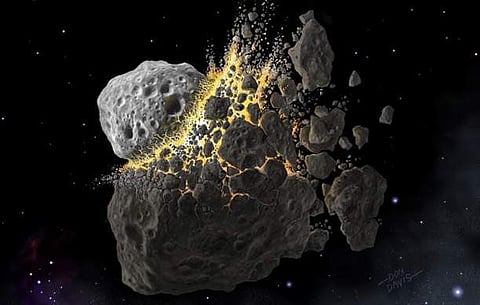 സെക്കന്‍ഡില്‍ ഏഴു കിലോമീറ്റര്‍ വേഗം, ബോയിങ് വിമാനത്തിന്റെ വലുപ്പം; ഭൂമിയുടെ ഭ്രമണപഥം ലക്ഷ്യമാക്കി ഉല്‍ക്ക