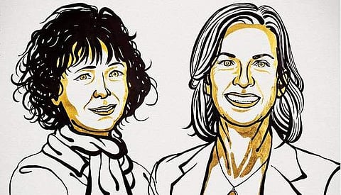 ജനിതക ഘടന ചിട്ടപ്പെടുത്തുന്നതിന് പുതിയ രീതി; രണ്ടു ശാസ്ത്രജ്ഞര്‍ക്ക് രസതന്ത്രത്തിനുളള നൊബേല്‍ സമ്മാനം 