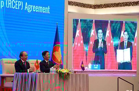 ലോകത്തെ ഏറ്റവും വലിയ വ്യാപാര കരാര്‍ ഒപ്പുവെച്ചു ; ചൈന ഉള്‍പ്പെടെ 15 രാജ്യങ്ങള്‍ ; ഇന്ത്യ വിട്ടുനിന്നു