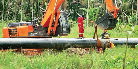 ഒടുവിൽ ചന്ദ്ര​ഗിരിപ്പുഴയും കടന്നു; ​​'ഗെയിൽ' മം​ഗളൂരിൽ എത്തി