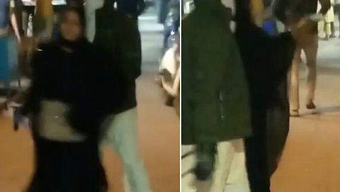 പര്‍ദ്ദ ധരിച്ച് തോക്കുമായി തെരുവിലെത്തി; വെടിയുതിര്‍ത്തും കൊലവിളി നടത്തിയും യുവതിയുടെ പരാക്രമം; അറസ്റ്റ് (വീഡിയോ)