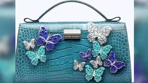 വജ്രം, ഇന്ദ്രനീലം, അപൂര്‍വം കല്ലുകള്‍; സമുദ്ര ഡിസൈന്‍; ഈ ഹാന്‍ഡ് ബാഗിന്റെ വില 52 കോടി!