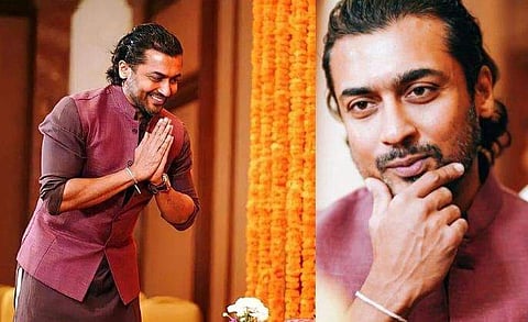 മുടി നീട്ടി സാൾട് ആൻഡ് പെപ്പർ താടി വച്ച് സൂര്യ, സുധ കൊങ്കാരയുടെ മകളുടെ വിവാഹത്തിൽ പുത്തൻ ​ഗെറ്റപ്പിൽ താരം; വിഡിയോ വൈറൽ 