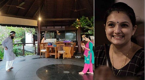 ചിമ്പുവിനെ ഭരതനാട്യം പഠിപ്പിച്ച് നടി ശരണ്യ മോഹൻ; ചിത്രം വൈറൽ