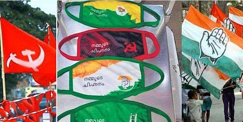 ചിഹ്നം പതിച്ച മാസ്‌കുകള്‍, സാനിറ്റൈസര്‍, പേപ്പര്‍ പേനകള്‍ ; കളം നിറയാന്‍ വേറിട്ട തന്ത്രങ്ങളുമായി പാര്‍ട്ടികള്‍