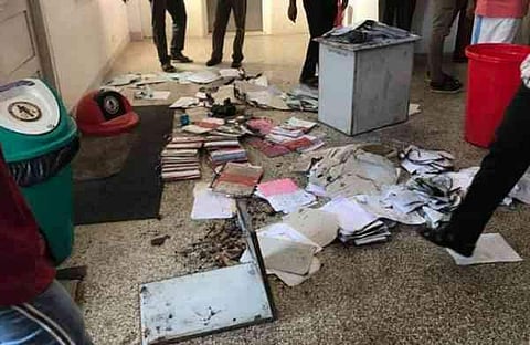 തീപിടിത്തം നടന്നിടത്ത് രണ്ട് മദ്യക്കുപ്പികള്‍ കണ്ടെത്തി;ഫാന്‍ ഉരുകിയതിന്റെ കാരണം വ്യക്തമല്ല ; ഷോര്‍ട്ട് സര്‍ക്യൂട്ടിന് തെളിവില്ലെന്ന് അന്തിമ റിപ്പോര്‍ട്ട്