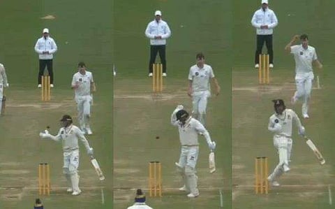 ഔട്ട്! ഫീല്‍ഡിങ് തടസപ്പെടുത്തിയതിന് ബാറ്റ്‌സ്മാന്‍ പുറത്ത്; അപൂര്‍വം (വീഡിയോ)