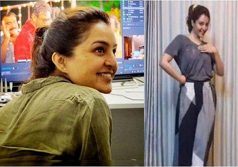 'കിം കിം കിം' പാട്ടിനൊപ്പം ചുവടുവച്ച് മഞ്ജു, ഇത് ലേഡി സൂപ്പർ സ്റ്റാറിന്റെ ഫൺ ചലഞ്ച്; വിഡിയോ 