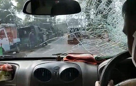 ബംഗാളില്‍ ബിജെപി അധ്യക്ഷന്‍ ജെപി നഡ്ഡയുടെ വാഹനവ്യൂഹത്തിന് നേരെയുണ്ടായ ആക്രമണം