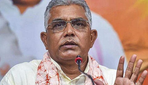 പശ്ചിമബംഗാള്‍ ബിജെപി സംസ്ഥാന അധ്യക്ഷന്‍ ദിലീപ് ഘോഷ്. ഫോട്ടോ പിടിഐ ഫയല്‍ചിത്രം