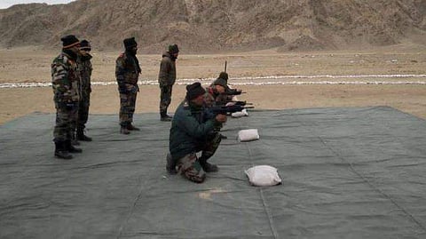 യന്ത്രത്തോക്കിന്റെ പരീക്ഷണം/പിഐബി ചിത്രം