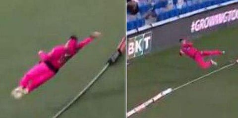 വായുവിൽ കിടന്നും ബൗണ്ടറി തടയും 'പറക്കും സിൽക്ക്'- അമ്പരപ്പിക്കുന്ന ഫീൽഡിങ് മികവ് (വീഡിയോ)