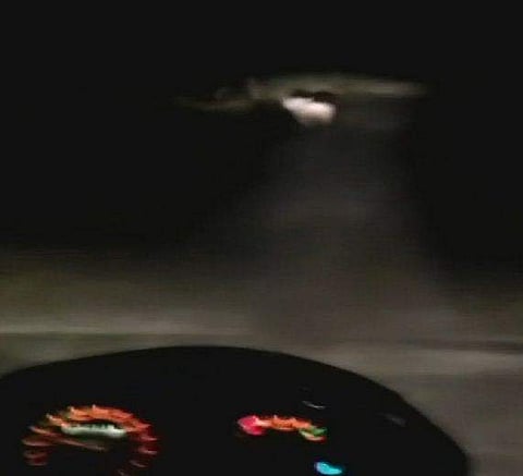 ബൈക്കില്‍ സിംഹത്തെ പിന്തുടരുന്നു/ എഎന്‍ഐ വീഡിയോ