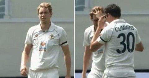 കാമറൂണ്‍ ഗ്രീന്‍, പാറ്റ് കമിന്‍സ്/ഫോട്ടോ: ട്വിറ്റര്‍ വീഡിയോ