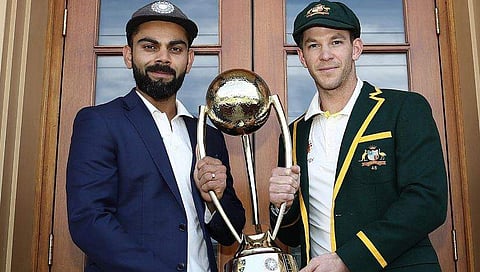 വിരാട് കോഹ്‌ലി, പെയ്ന്‍/ ഫോട്ടോ: ക്രിക്കറ്റ് ഓസ്‌ട്രേലിയ, ട്വിറ്റര്‍