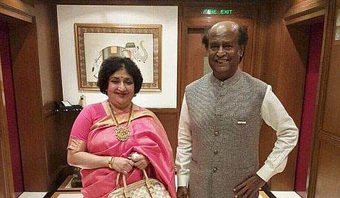 രജനീകാന്തും ഭാര്യ ലതയും/ ‌ഫയൽ ചിത്രം