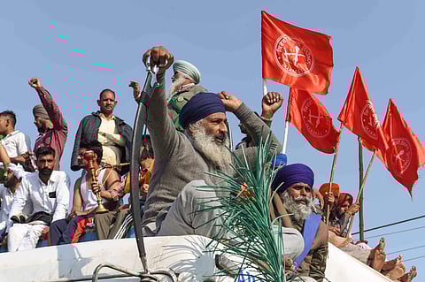 കാർഷിക നയങ്ങൾക്കെതിരായ സമരം/ പിടിഐ