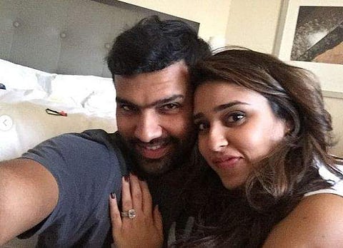 രോ​ഹിത് ശർമയും റിതികയും/ ഇൻസ്റ്റ​ഗ്രാം