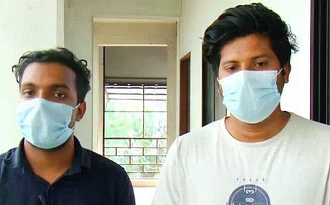 കൊച്ചിയിലെ മാളിൽ നടിയെ ആക്രമിച്ച പ്രതികൾ/ ടെലിവിഷൻ ദൃശ്യം