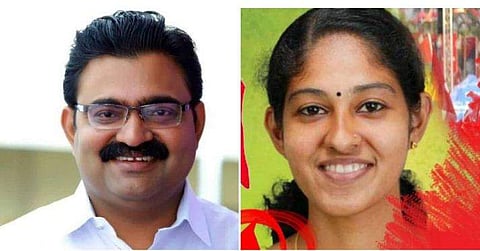 അനില്‍ കുമാര്‍, യു പവിത്ര എന്നിവര്‍ / ഫയല്‍ ചിത്രം