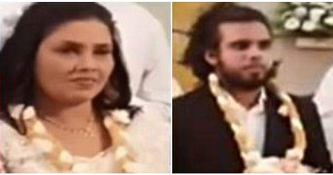 മരിച്ച ശാഖാകുമാരി, ഭര്‍ത്താവ് അരുണ്‍ / ടെലിവിഷന്‍ ചിത്രം