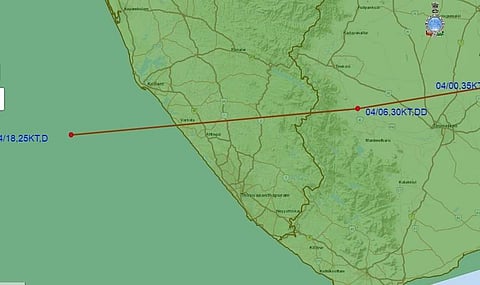 പൊന്‍മുടി, ആറ്റിങ്ങല്‍, വര്‍ക്കല വഴി അറബിക്കടലില്‍; ബുറേവിയുടെ പുതിയ സഞ്ചാരവഴി ഇങ്ങനെ