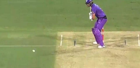 ബിഗ് ബാഷ് ലീഗില്‍ ബ്രിസ്‌ബെയ്ന്‍ ഹീറ്റും, ഹൊബാര്‍ട്ടും തമ്മിലുള്ള മത്സരത്തില്‍ നിന്ന്/ഫോട്ടോ: ട്വിറ്റര്‍ വീഡിയോ