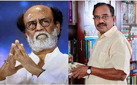 രജനീകാന്ത്, തമിഴരുവി മണിയൻ/ ട്വിറ്റർ