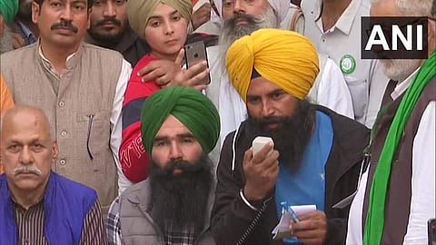 കര്‍ഷക നേതാക്കള്‍ ഡല്‍ഹിയില്‍ മാധ്യമങ്ങളെ കാണുന്നു