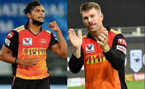 നെറ്റ് ബൗളറായി ടീമില്‍, എന്നിട്ട്...എന്തൊരു നേട്ടമാണ്! നടരാജനോട് വാര്‍ണര്‍ 