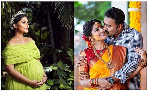 നിറവയറിൽ സ്നേ‌ഹയുടെ അതിമനോഹര ചിത്രങ്ങൾ; ​ഗർഭകാല ഓർമ്മകൾ പങ്കിട്ട് താരം