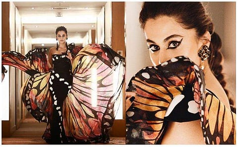 ചിത്രശലഭമായി തപ്സി, ചിറകുവിടർത്തി സ്റ്റൈലിഷ് ലുക്കിൽ താരം (ചിത്രങ്ങൾ) 