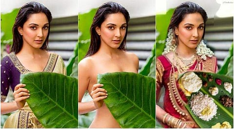 നഗ്നത മറയ്ക്കാന്‍ കിയാരയെ സാരിയുടുപ്പിച്ച് ട്രോളന്മാര്‍; ഫോട്ടോഷോപ്പ് ചിത്രങ്ങളുമായി നടിക്ക് സദാചാര പാഠങ്ങള്‍ 