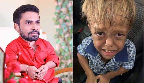 'മോനേ നിന്നെപ്പോലെ ഈ ഏട്ടനും ഒരിക്കല്‍ കരഞ്ഞിട്ടുണ്ട്'; കുഞ്ഞിനോട് ഗിന്നസ് പക്രു; ഹൃദയക്കുറിപ്പ്