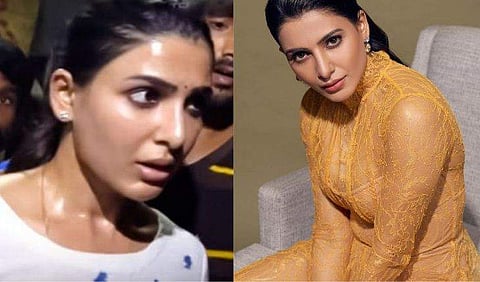 'മര്യാദക്ക് പെരുമാറണം', ക്ഷേത്രത്തില്‍ വെച്ച് ആരാധകനോട് ദേഷ്യപ്പെട്ട് സാമന്ത; വിഡിയോ