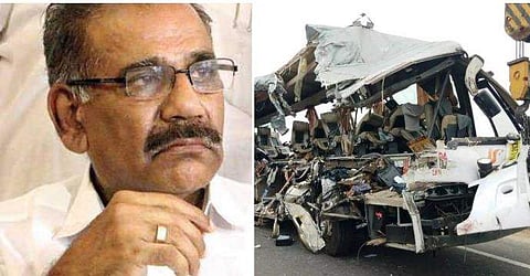 മെക്കാനിക്കൽ പ്രശ്നമെന്ന് വരുത്തിതീർക്കാൻ ശ്രമം ; അ​വി​നാ​ശി അ​പ​ക​ട​ത്തി​ന്‍റെ പൂ​ർ​ണ ഉ​ത്ത​ര​വാ​ദി​ത്വം ലോ​റി ഡ്രൈ​വ​ർ​ക്കെ​ന്ന് മ​ന്ത്രി ശ​ശീ​ന്ദ്ര​ൻ