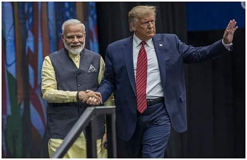 'നടക്കാന്‍ പോകുന്നത് ഇന്ത്യയിലെ ഏറ്റവും വലിയ പരിപാടിയാണെന്ന് മോദി പറഞ്ഞു'; ട്രംപ് ഇന്ത്യയിലേക്ക് പുറപ്പെട്ടു