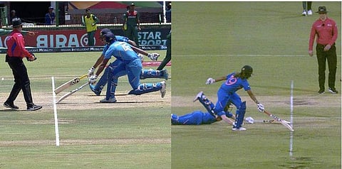 അന്ന് പിള്ളേരെങ്കില്‍ ഇന്ന് ചേച്ചിമാര്‍ ; ഔട്ടില്‍ നിന്ന് രക്ഷപ്പെടാന്‍ ഒരേ ക്രീസിലേക്ക് 'മത്സരിച്ചോടി' ഇന്ത്യന്‍ താരങ്ങള്‍ ; 'ട്രോളി' ഐസിസി ( വീഡിയോ)