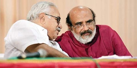 തോമസ് ഐസക് സിപിഐ സംസ്ഥാന സെക്രട്ടറി കാനം രാജേന്ദ്രനൊപ്പം/ ഫയല്‍ ചിത്രം