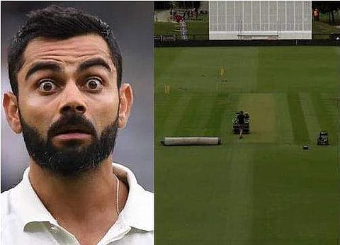 ഇവിടെ ഏതാണ് പിച്ച്? പച്ചയില്‍ നിറഞ്ഞ് ക്രൈസ്റ്റ്ചര്‍ച്ച്, ഇന്ത്യയുടെ തകര്‍ച്ച ഉറപ്പിച്ച് ആരാധകര്‍ 